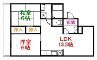 イーストスカイハイツの物件間取画像